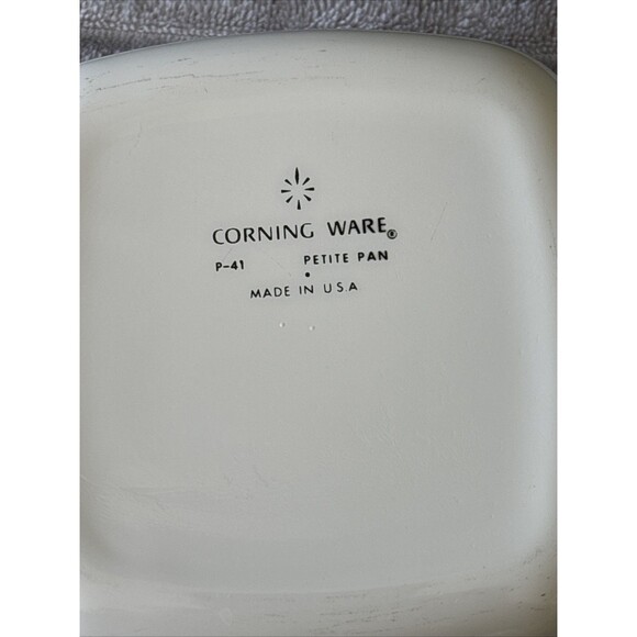 Corning Ware Petite Pan Casserole Dish P-41 Blue Cornflower Set of 4 Vintage - Picture 6 of 16